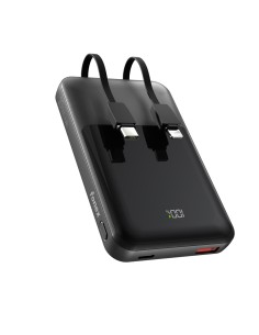 Fonex power bank da 10.000 mAh Type C + Lightning | Nero 2