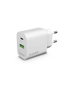 Fonex caricatore da rete 20W con porta USB + Type-C (PD)...