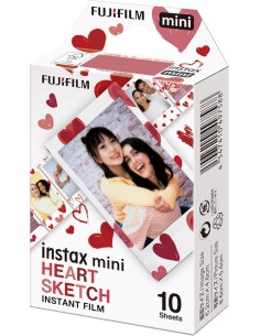 Fujifilm pellicola Instax MINI Heart Sketch