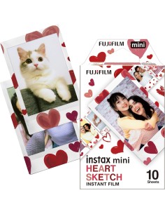 Fujifilm pellicola Instax MINI Heart Sketch 2