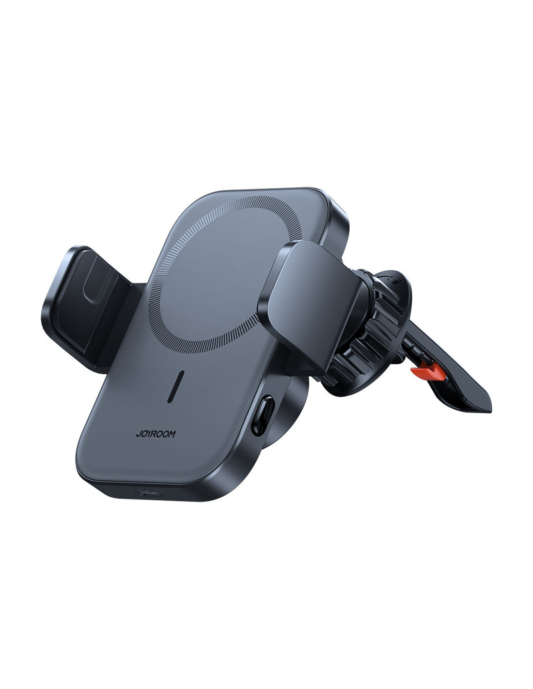 Supporto per telefono da auto Joyroom con caricabatterie wireless Qi 15W  (compatibile con MagSafe) per presa